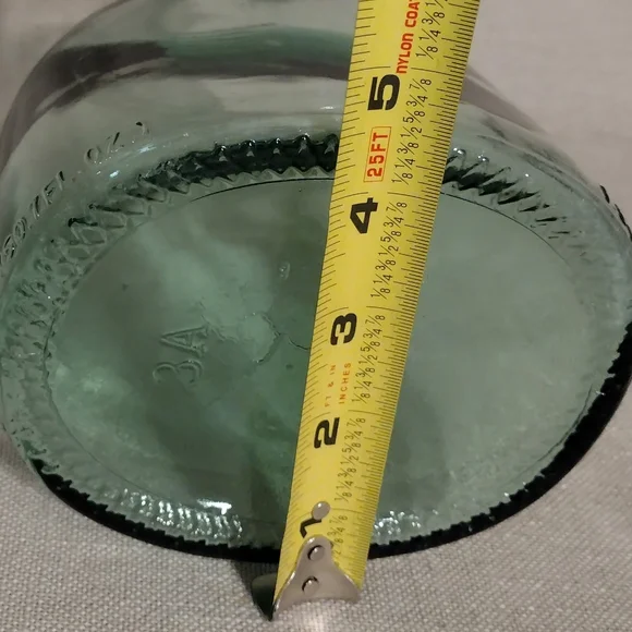 VTG Paul Masson Aqua Green Glass Bottle Embossed Since 1852 - Picture 7 of 9